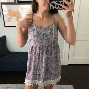 Paisley print dress 💗